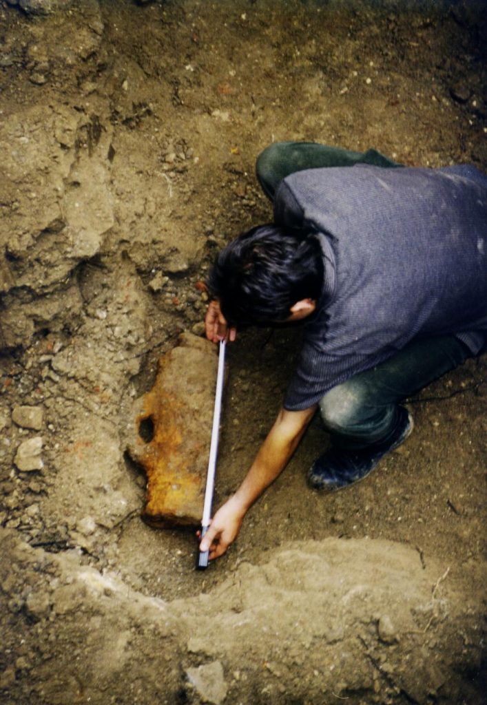 Karte des Freilichtmuseums (Burganlage) Rodenberg